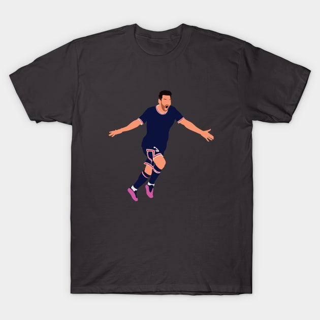 Lionel Messi 30 PSG T-Shirt by Jackshun